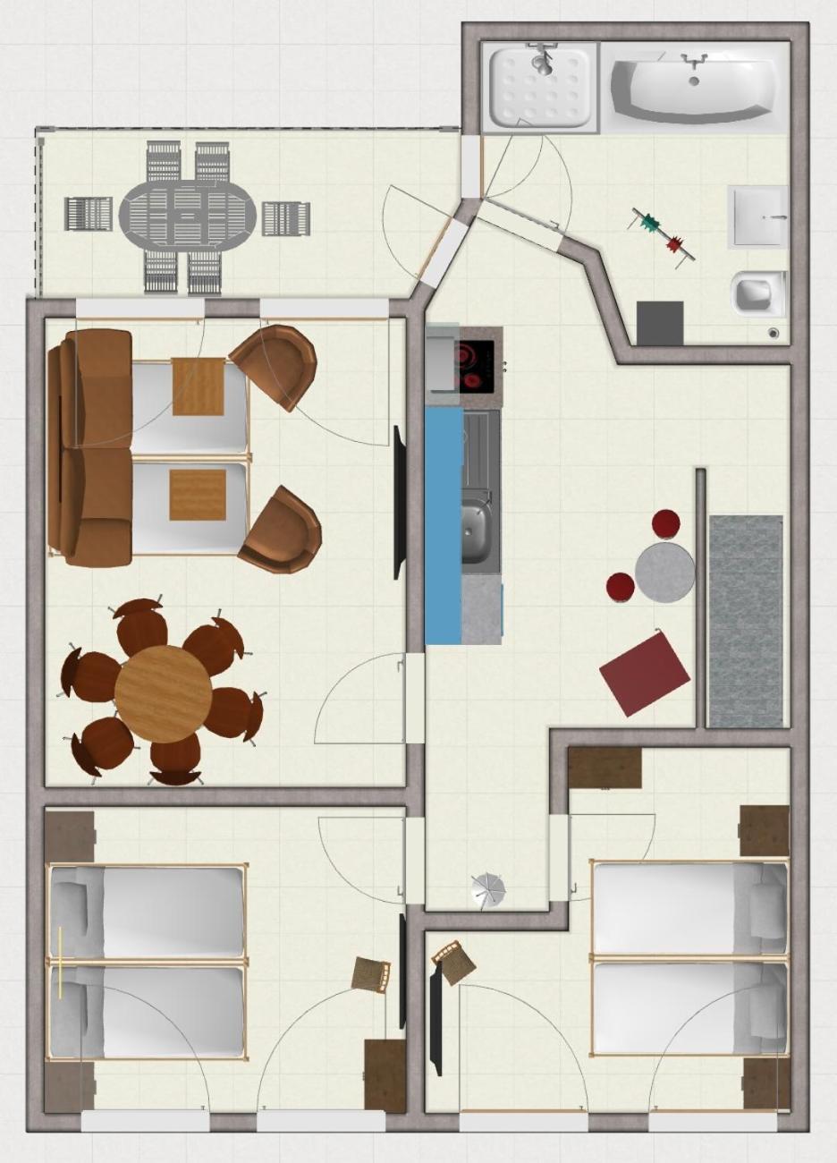 H&H Apartments Im Herzen Der Stadt In Der Lange Strasse Geraeumig Ruhig Mit Kueche Und Esstisch ไกรฟ์สวัลด์ ภายนอก รูปภาพ